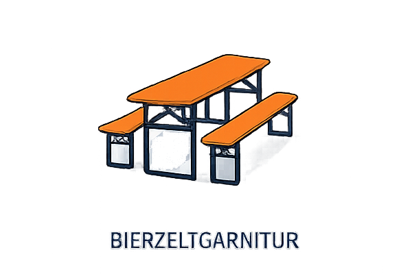 Bierzeltgarnitur mieten Berlin