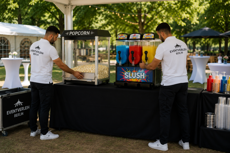 Popcornmaschine Slusheismaschine mieten Berlin